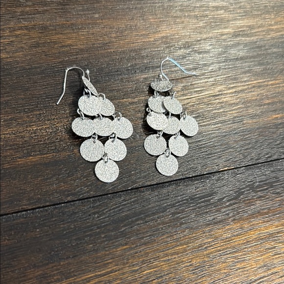 Francesca's Collections Jewelry - Elegant Silver Chandelier Earrings